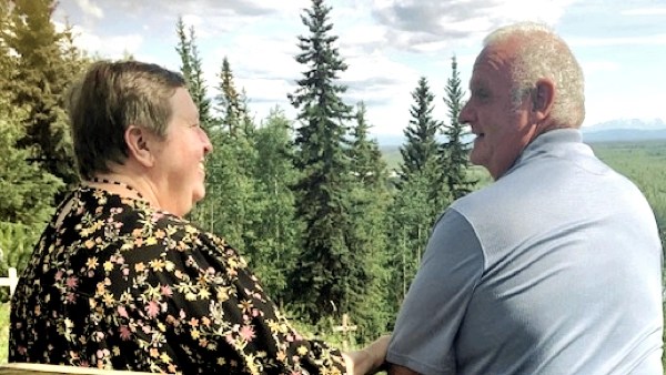 Bud and Carolyn at Nenana AK Overlook
