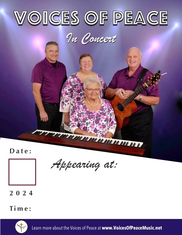 Voices Of Peace Blank Poster